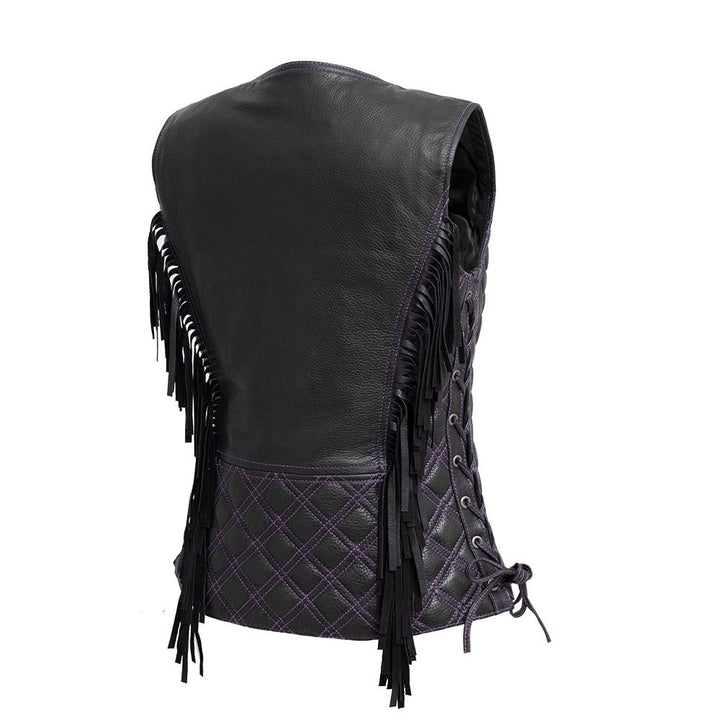 Ladies Bandita Fringe Vest: Love some leather fringe? So do we