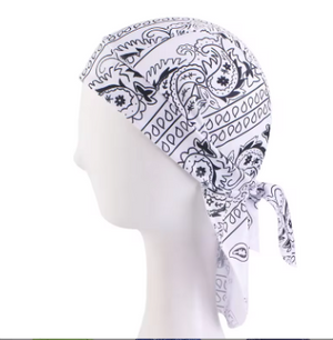 Biker Durag Paisley Bandana: Biker durags have been a staple of biker culture for as long as most of us can remember