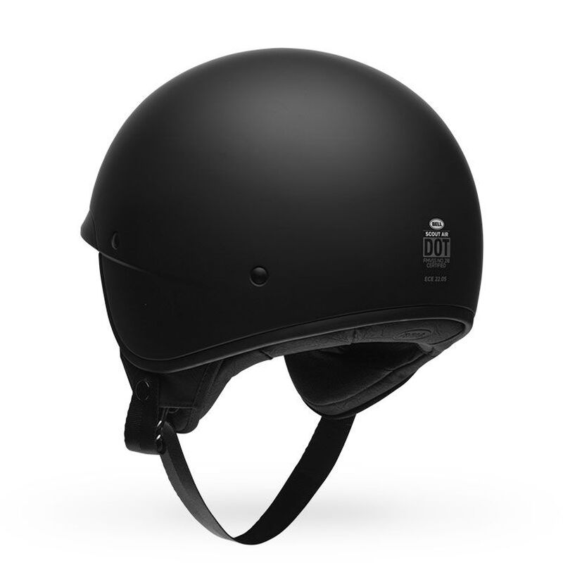 bell black motorcycle helmet Bell Scout Air Helmet – Matte Black – Eagle Leather