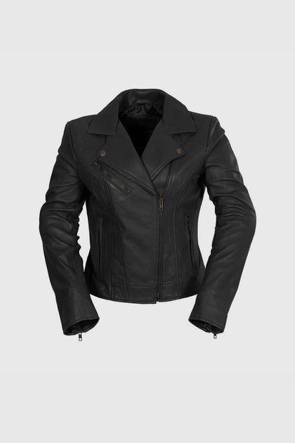 Ladies Betsy Fashion MC Jacket: A classic rocker style jacket