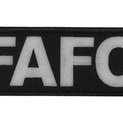 FAFO Patch Black and White