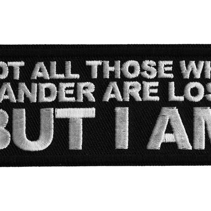 Not All Those Who Wanter Are Lost Patch