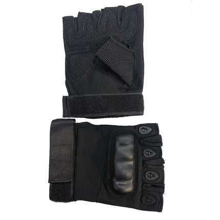 Synthetic Finglerless Gloves With Knuckle