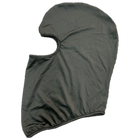Black motorcycle balaclava face mask for riding, providing full head and neck coverage.