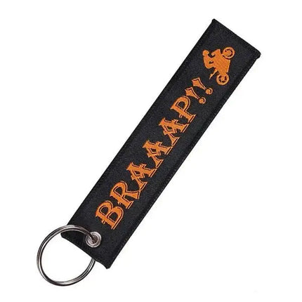 Motorcycle Key Chain - Ready To Race / Braaap