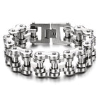 SS Link Bracelet Medium: 9
