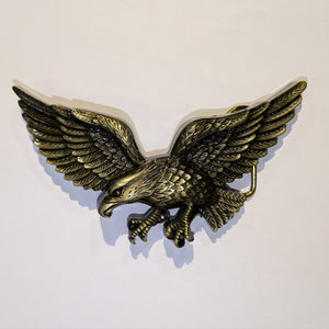 Belt Buckle - Eagle Cutout: Featuring a bold eagle cutout design, this buckle is a symbol of freedom and liberation