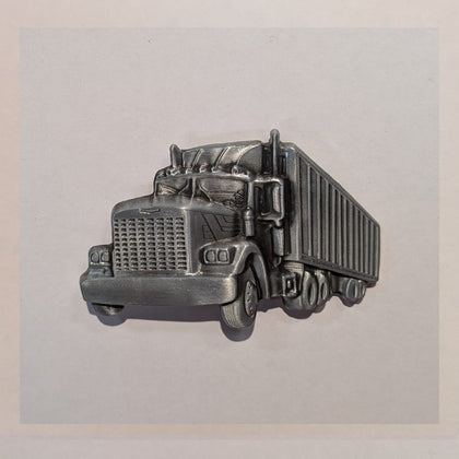 Belt Buckle - Trucker: Take on the open road with our Trucker Belt Buckle! Designed with a call for adventure and lasting dur