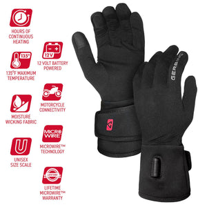 Gerbing Heated Glove Liners: The Gerbing 12V heated glove liners are the best option to keep your hands warm and toasty