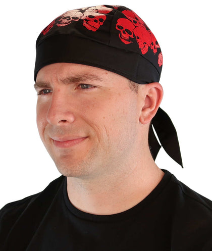 Classic Skull Cap - Small Skull Red: Classic Skull Cap - Small Skull Red SE2032