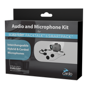 Cardo Packtalk Bold and Packtalk Black second helmet audio and microphone kit packaging