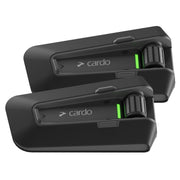 Cardo PACKTALK NEO Duo in black, two communicators included in the dual pack