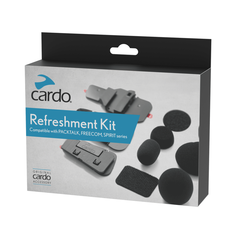REFRESHMENT KIT FOR PACKTALK/ FREECOM X/SPIRIT SERIES: Revamp your unit with the Refreshment Kit, which includes:


PADS &amp