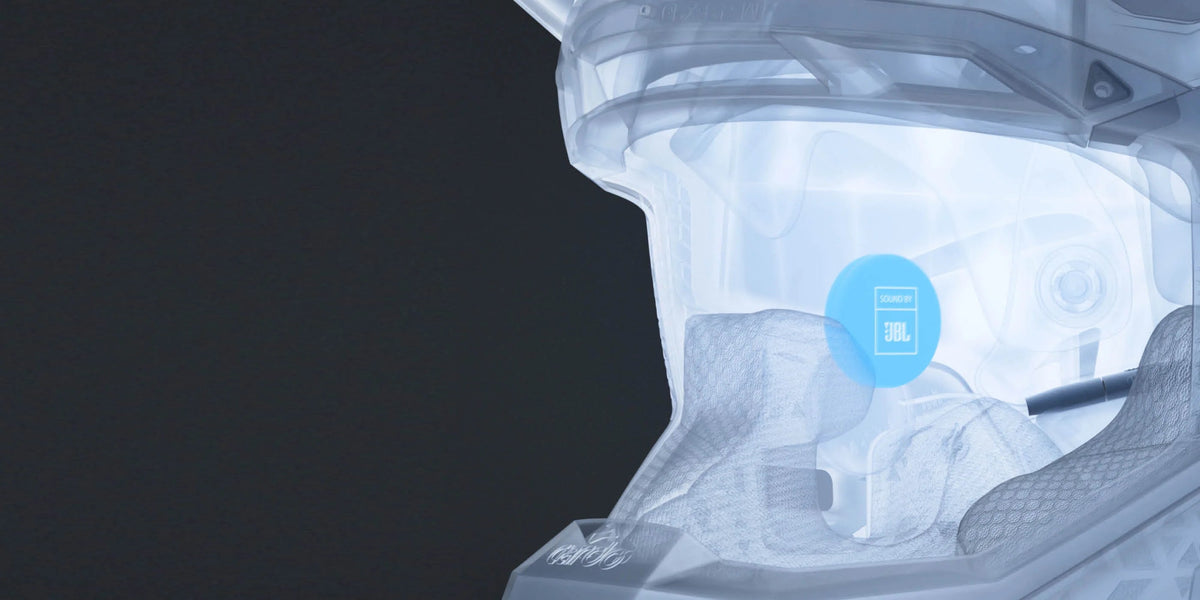 Cardo VENTURE integrated 40 millimeter Sound by JBL speakers