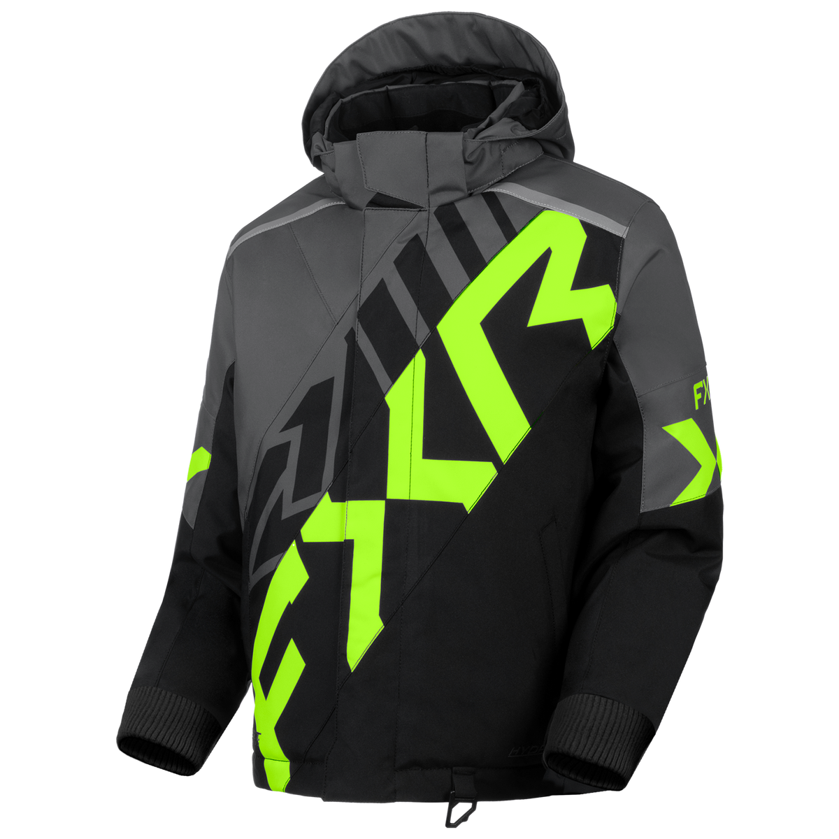FXR Child Cold Cross CX Jacket Charcoal/Black/Lime