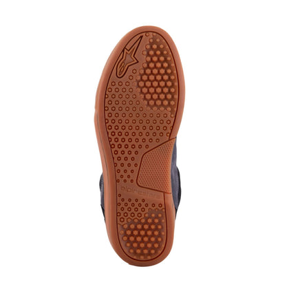 Alpinestars Chrome Riding Shoe in Black and Asphalt, rubber cup sole detail