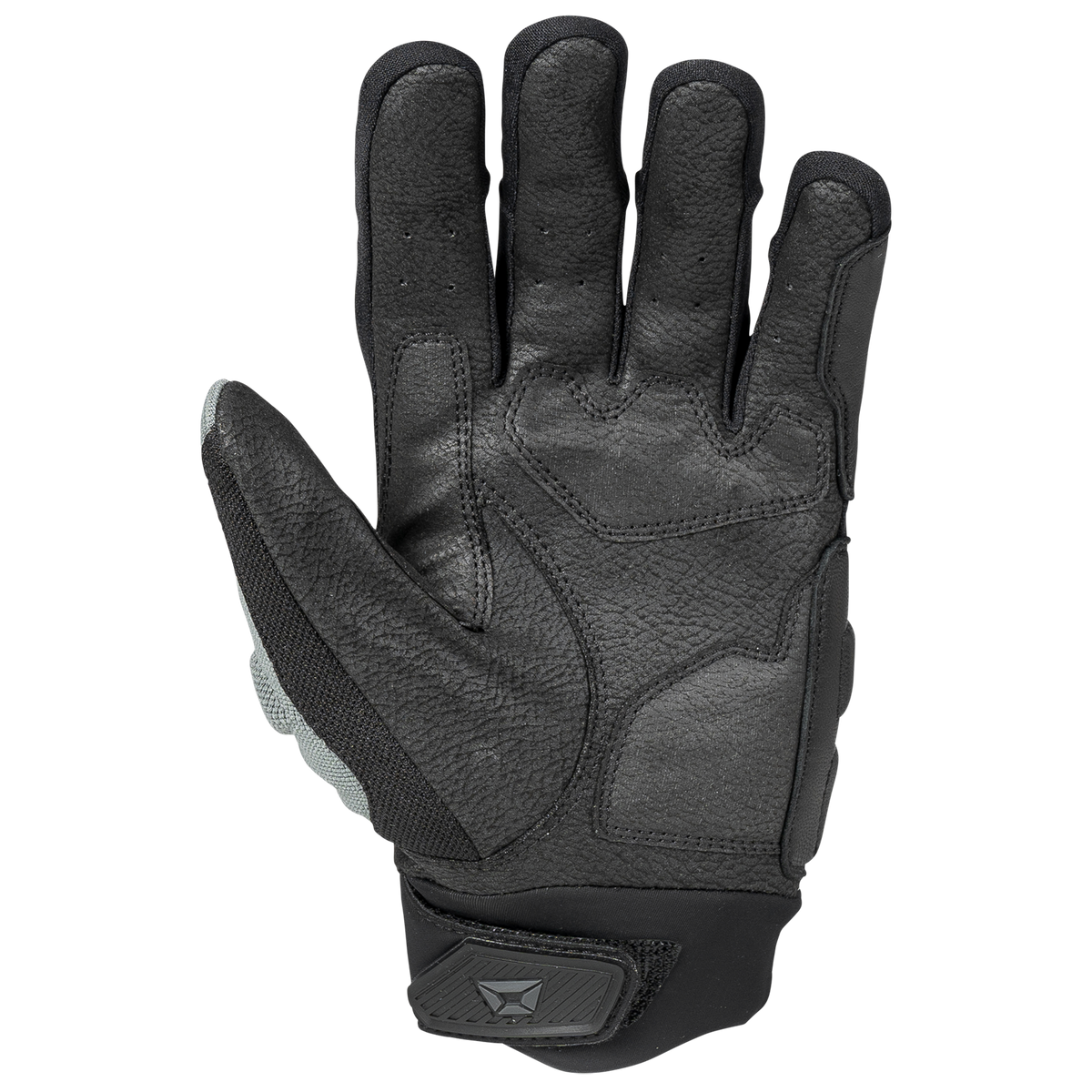 Cortech Men's Aero-Flo 2.0 glove in Black/White, palm view