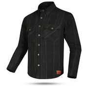 Cortech Bender 2.0 Riding Flannel, Black, front view