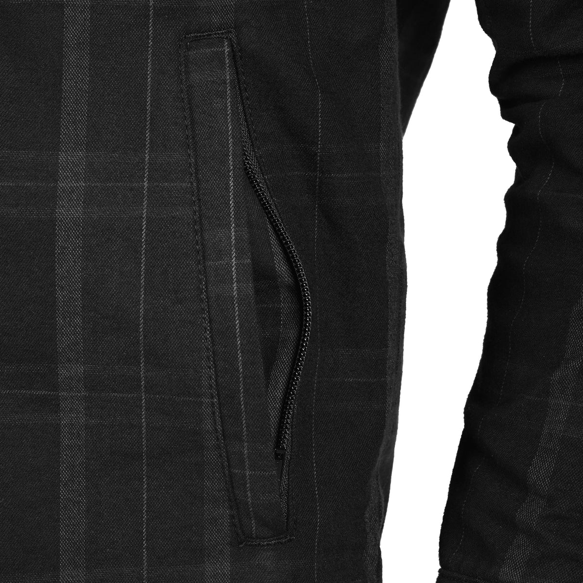 Cortech Bender 2.0 Riding Flannel, close-up detail image 2, alternate view