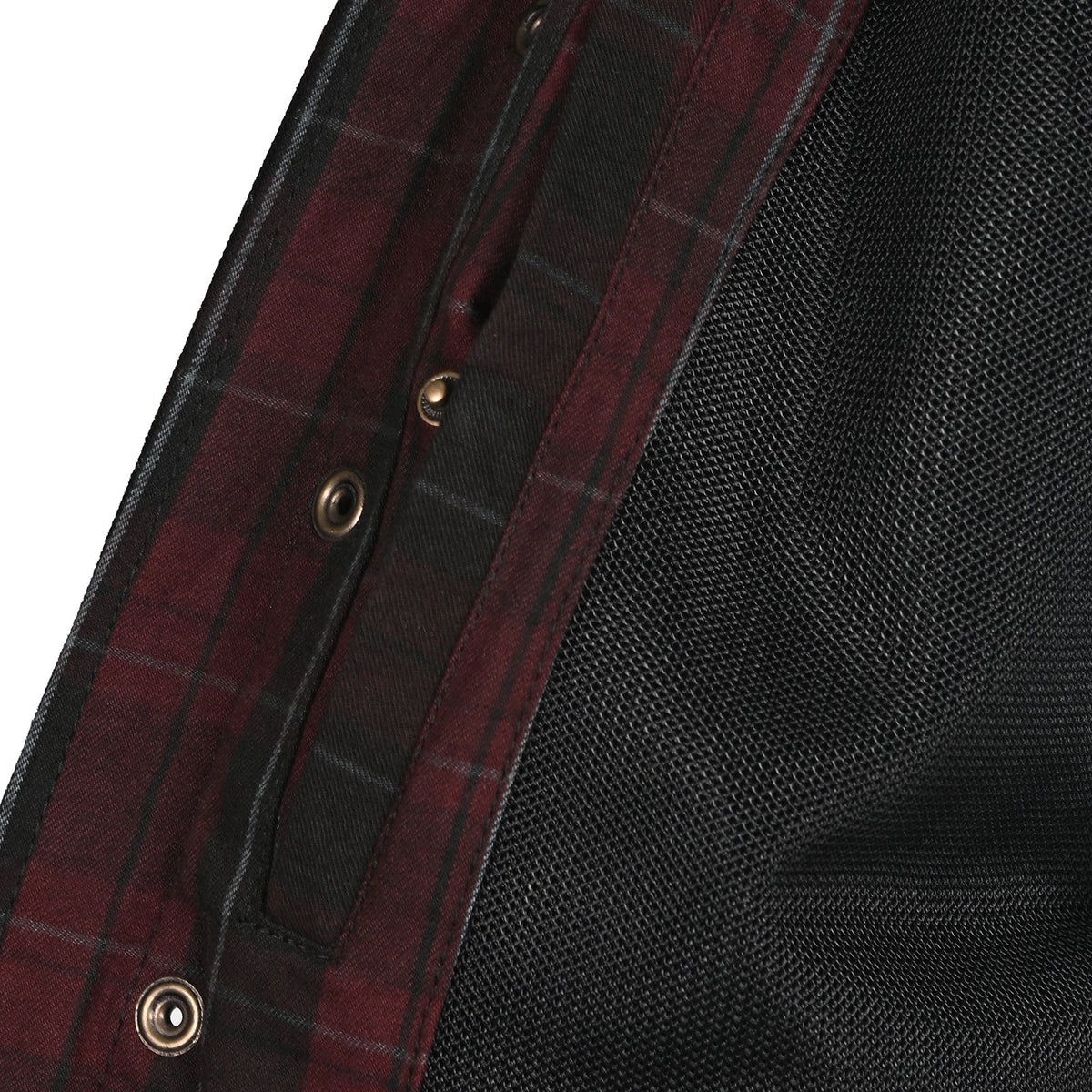 Cortech Bender 2.0 Riding Flannel, close-up detail image 3