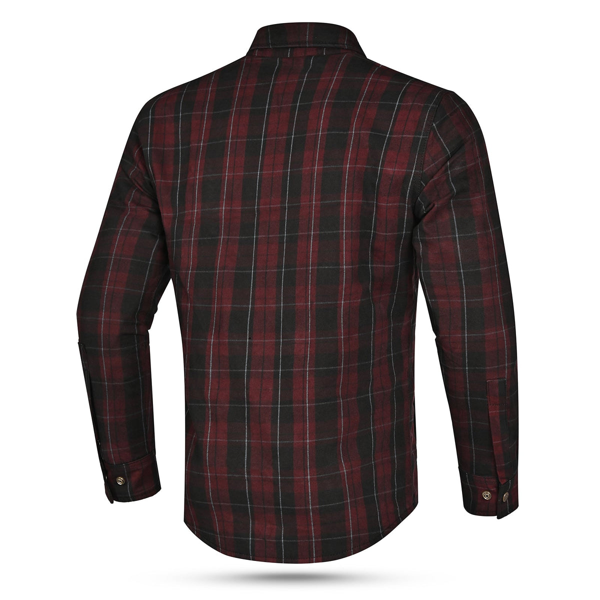 Cortech Bender 2.0 Riding Flannel, rear studio view