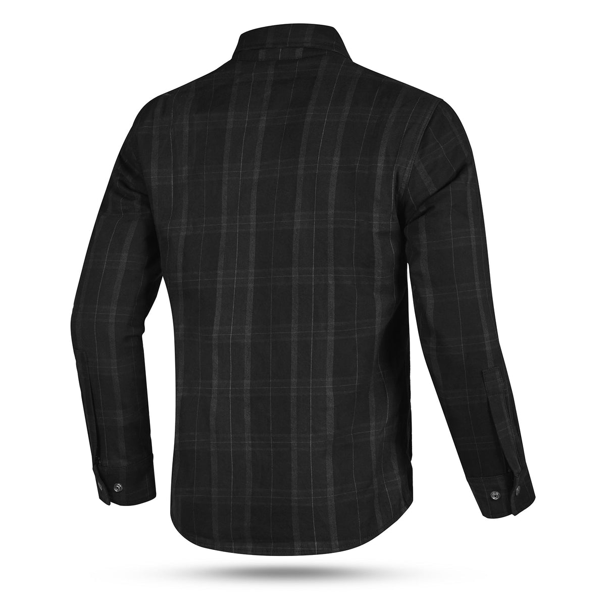 Cortech Bender 2.0 Riding Flannel, alternate rear studio view