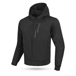 Cortech Meta Hoodie in Black, front view