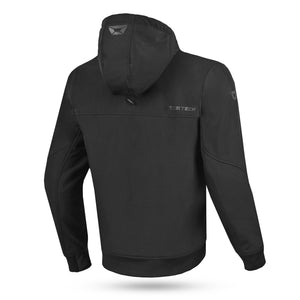 Cortech Meta Hoodie in Black, rear view