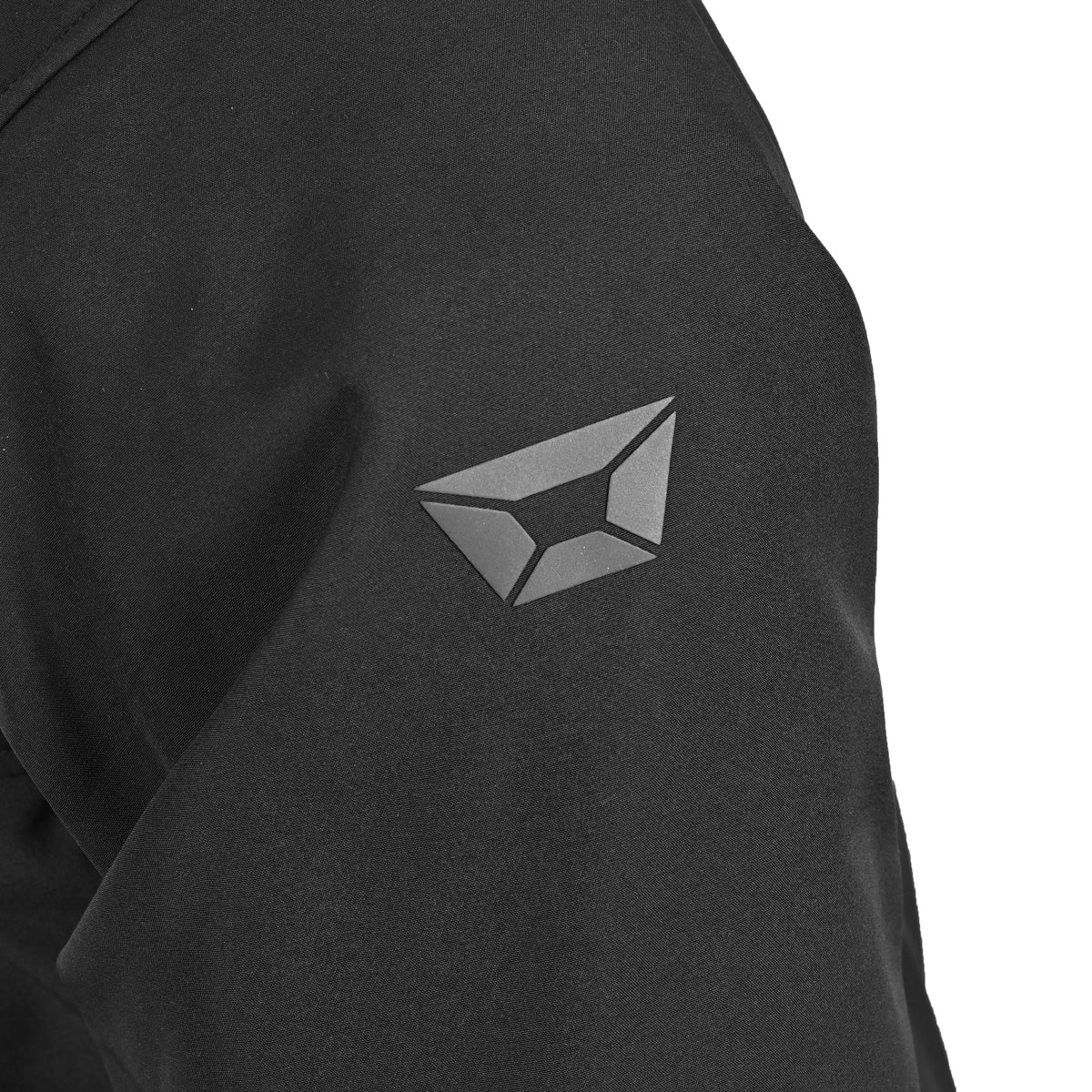 Cortech Meta Hoodie in Black, shoulder logo detail