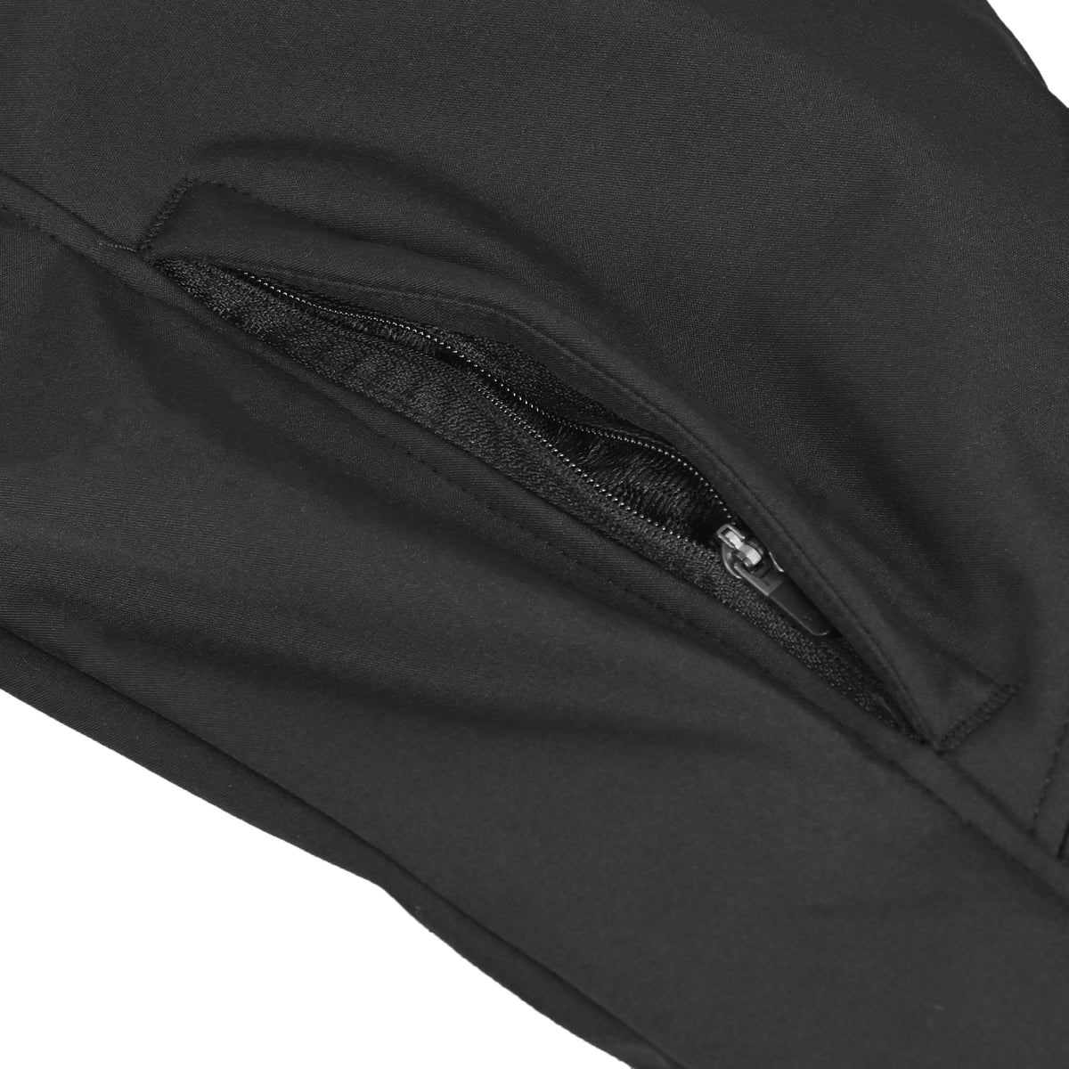 Cortech Meta Hoodie in Black, zippered arm vent