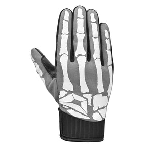 Cortech Standard Issue Bones Gloves in Gray/White - back of hand