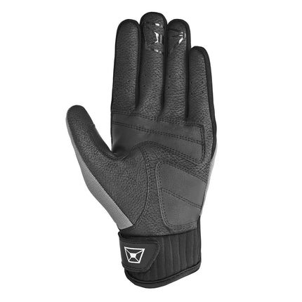 Cortech Standard Issue Bones Gloves in Gray/White - palm view