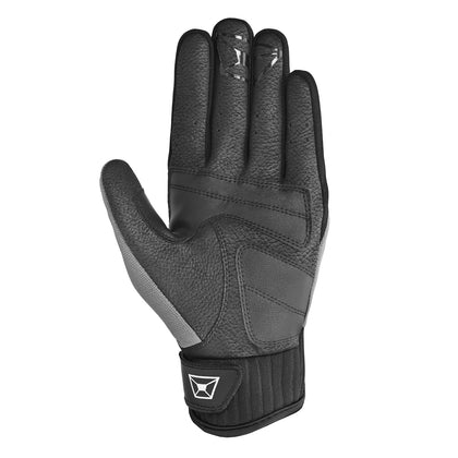 Cortech Standard Issue Bones Gloves in Gray/White - palm view