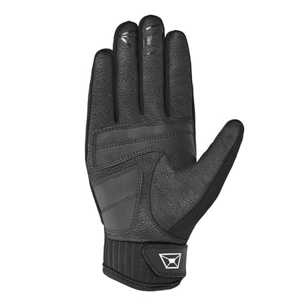 Cortech Standard Issue Bones Gloves in Black/White - palm view