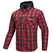 Cortech El Camino Riding Flannel in Red and Black