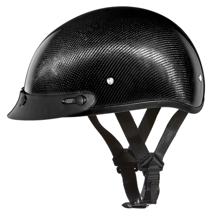 Daytona 3K Carbon Fiber Half Shell With Peak