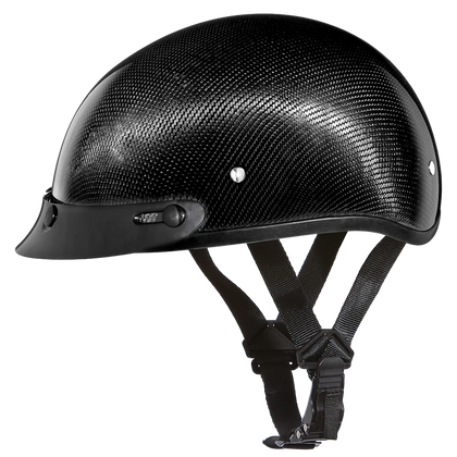 Daytona 3K Carbon Fiber Half Shell With Peak