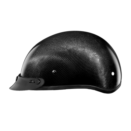 Daytona 3K Carbon Fiber Half Shell With Peak