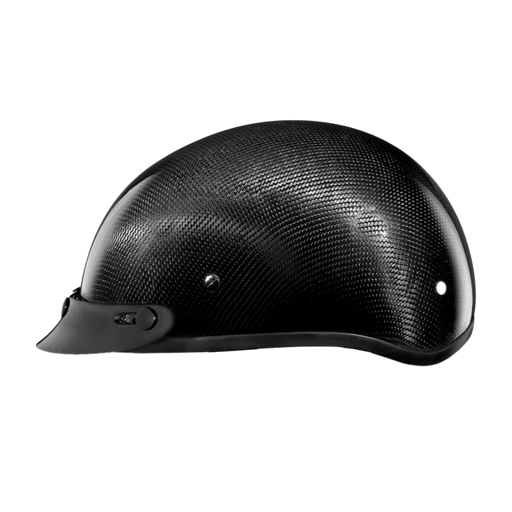 Daytona 3K Carbon Fiber Half Shell With Peak