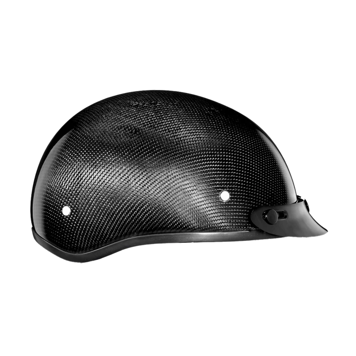 Daytona 3K Carbon Fiber Half Shell With Peak