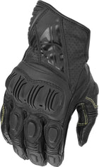 FLY BRAWLER GLOVES: •Genuine perforated leather panels•Aramid stitching•CE level 2 knuckle armor•Molded soft knuckle protecti