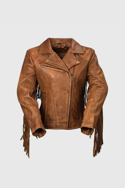 Ladies Jacket Daisy W/Fringe: Fringe for days