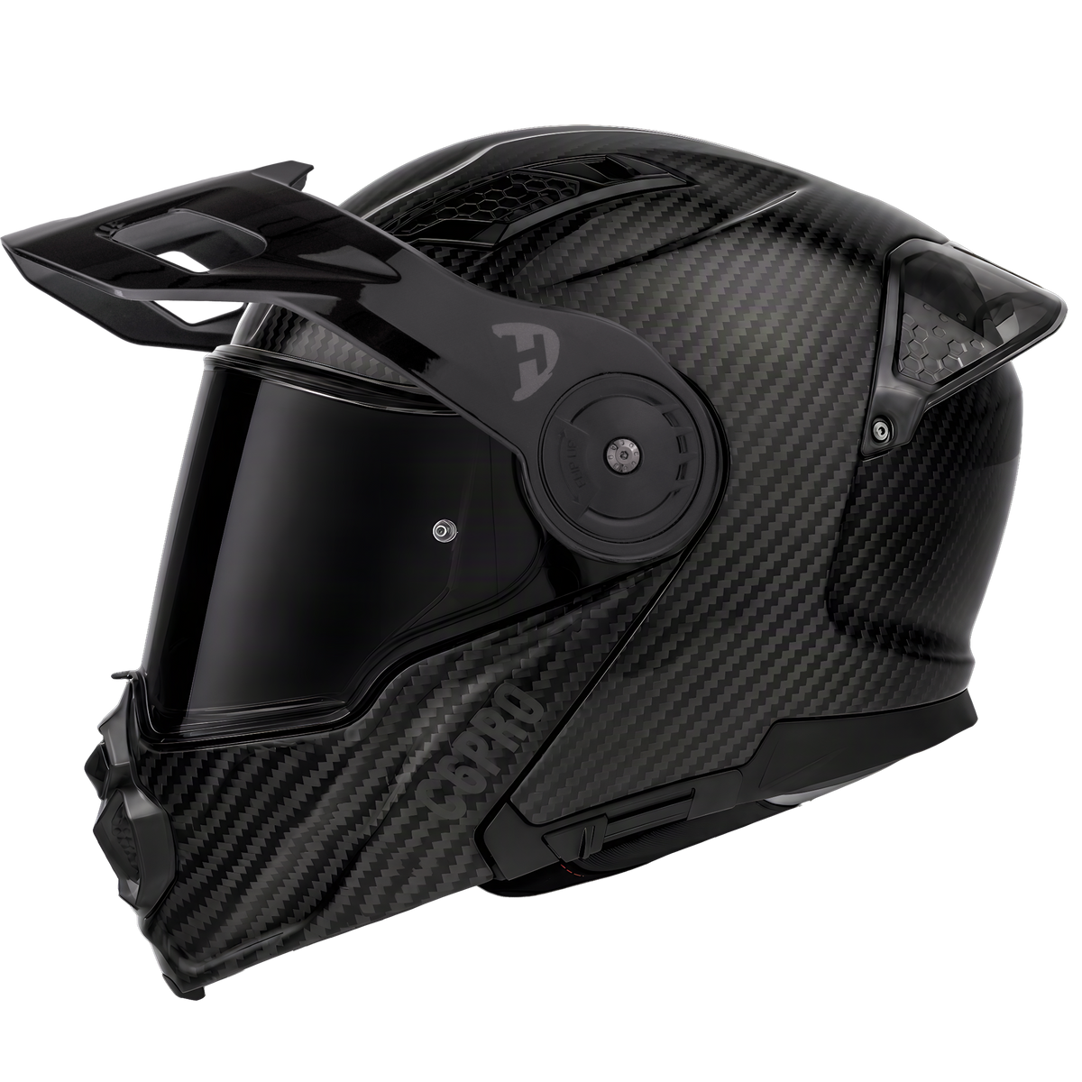 Daytona C6 Pro Carbon Fiber Modular Helmet with removable aerodynamic visor