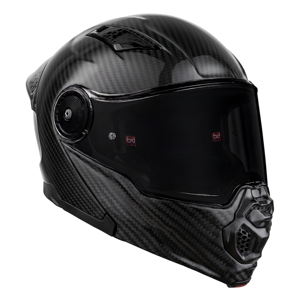 Daytona C6 Pro Carbon Fiber Modular Helmet, front angle view