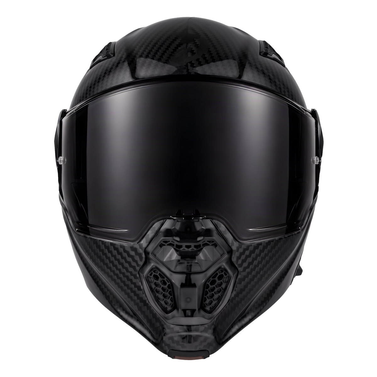 Daytona C6 Pro Carbon Fiber Modular Helmet, front view