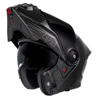 Daytona C6 Pro Carbon Fiber Modular Helmet with chin bar raised