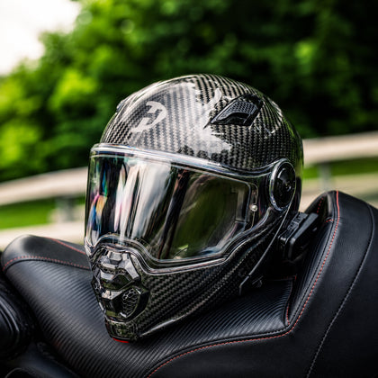 Daytona C6 Pro Carbon Fiber Modular Helmet riding view