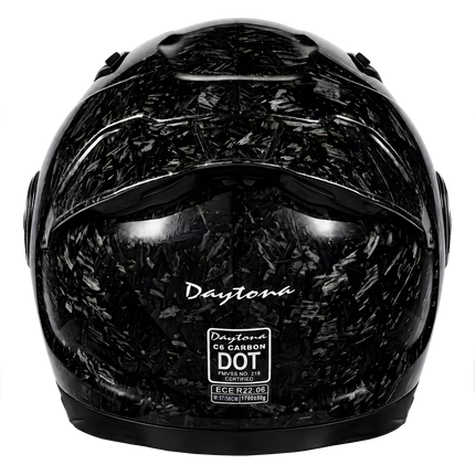 Daytona C6 PRO forged grey carbon modular helmet, additional product view