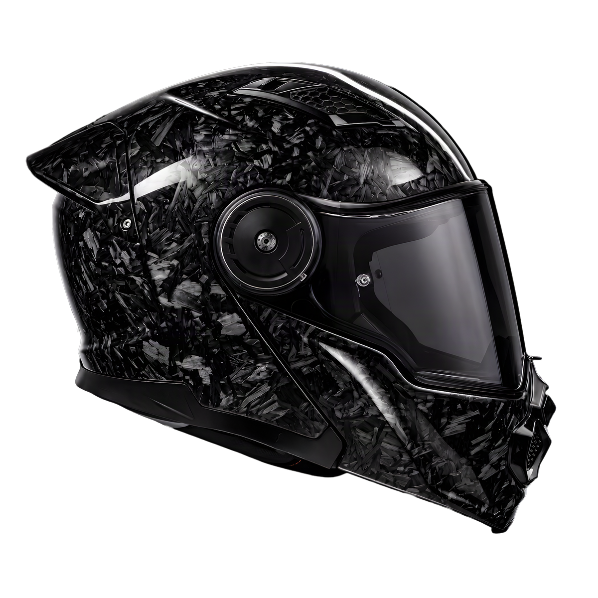 Daytona C6 PRO forged grey carbon modular helmet, additional product view