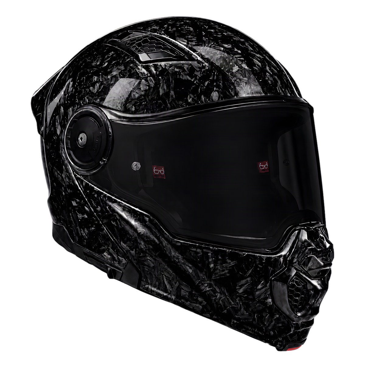 Daytona C6 PRO forged grey carbon modular helmet, additional product view